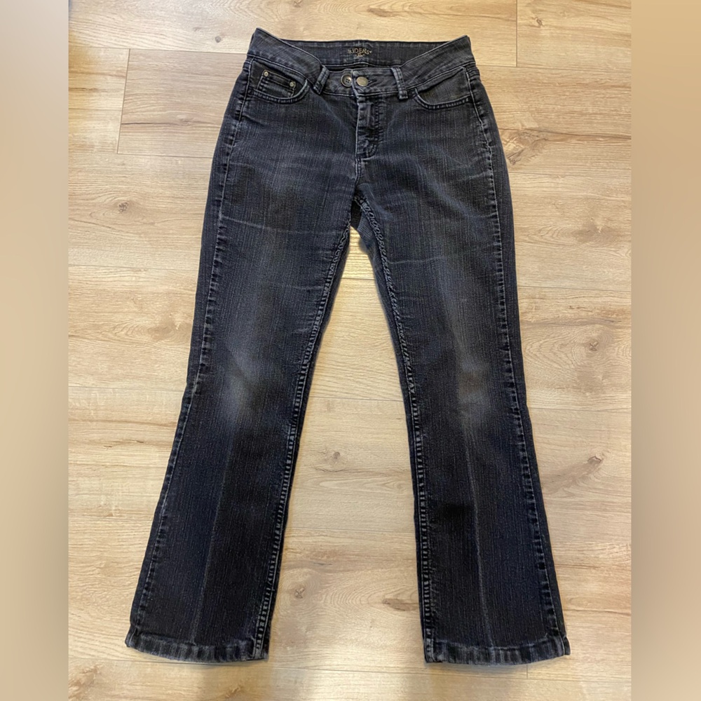 Rider’s by Lee Women's Dark Blue Washed Straight Leg Jeans